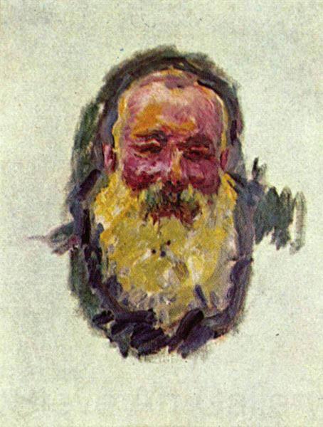 Claude Monet Portrait of the Artist Spain oil painting art